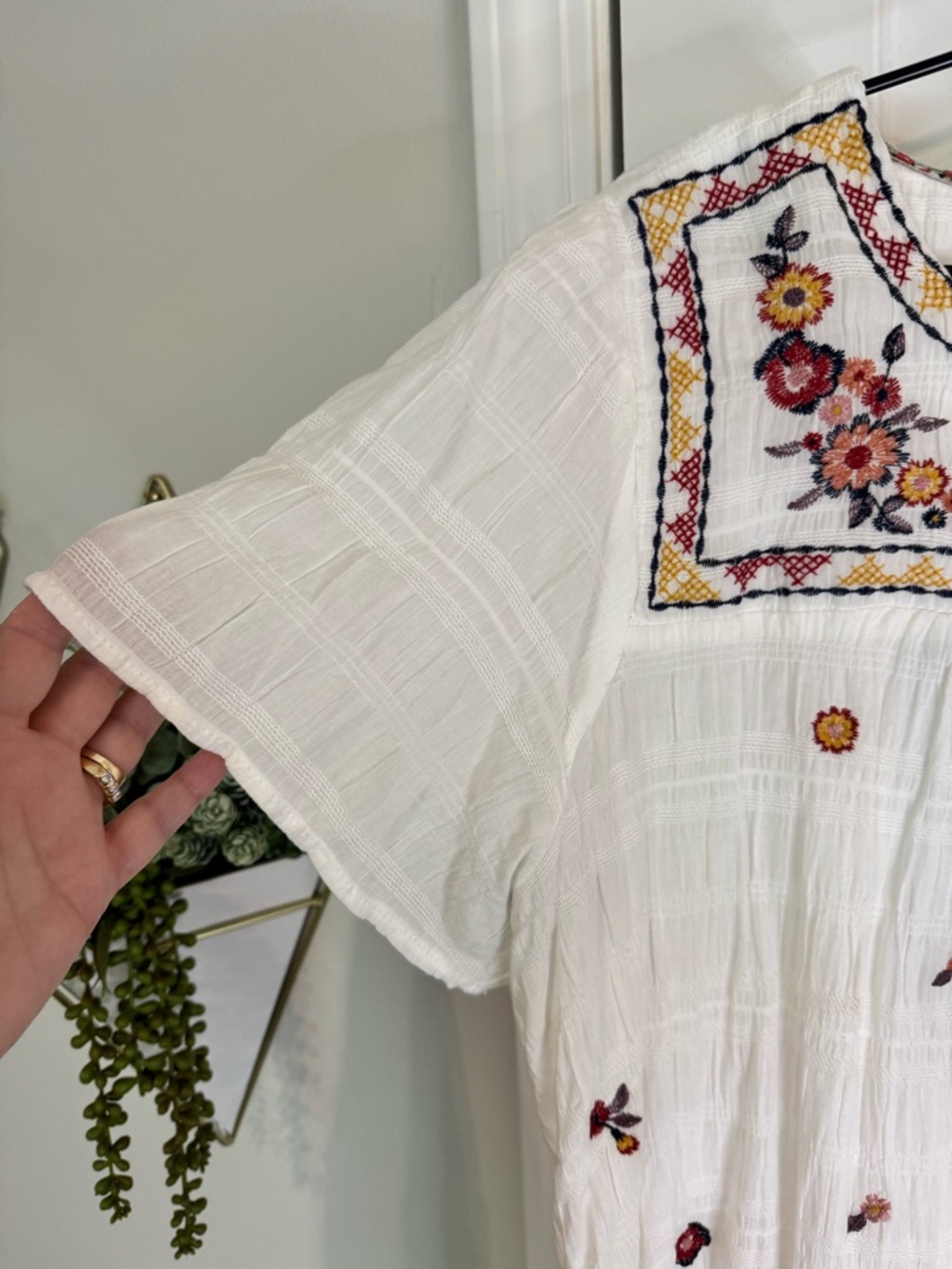 Knox Rose Embroidered Boho Top - Picture 4 of 7